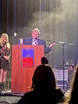 3. Feb 17 - I got to present the prestigious Governors Award to long time friend David Webb at the Oklahoma Music Hall of Fame Ceremony, Muskogee, OK.